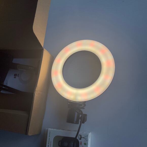 8'' Ring Light,w Extendable Tripod Stand, for Live Stream/Makeup/YouTube/TikTok - Picture 3 of 12